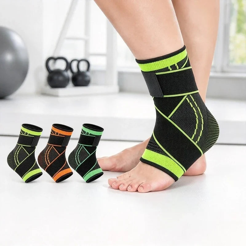 Adjustable Compression Ankle Support for Sports