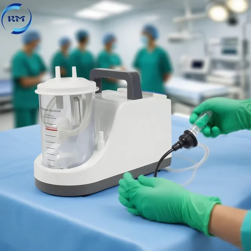 Portable Electric Saliva Aspirator with Bottle
