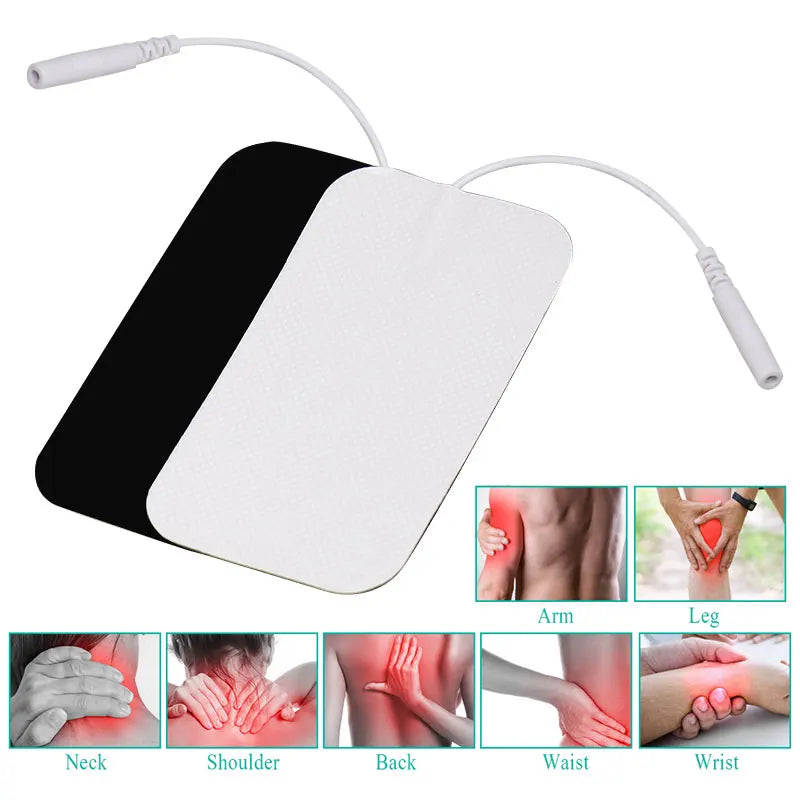 Reusable TENS Electrode Pads, 5 × 9cm, 2mm Connector