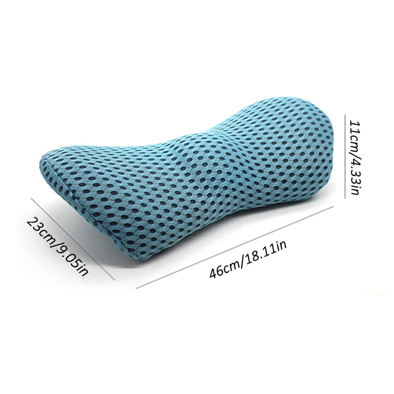 Memory Foam Lumbar Pillow for Car or Office Chair