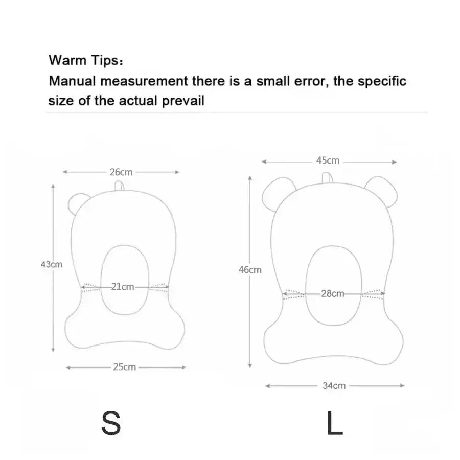 Foldable Baby Bath Seat with Adjustable Support
