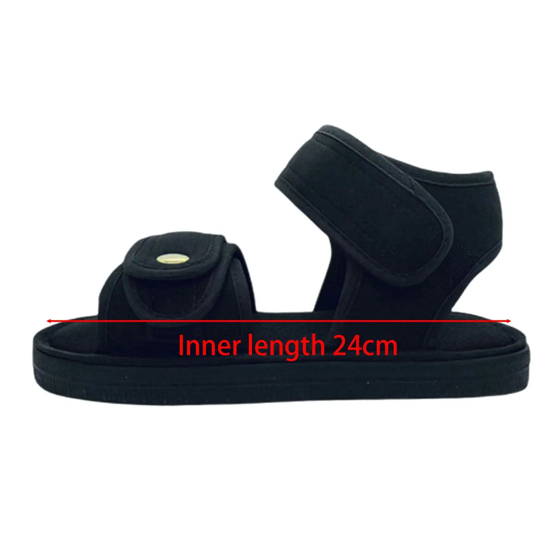 Adjustable Open-Toe Cast Shoe for Foot Injuries