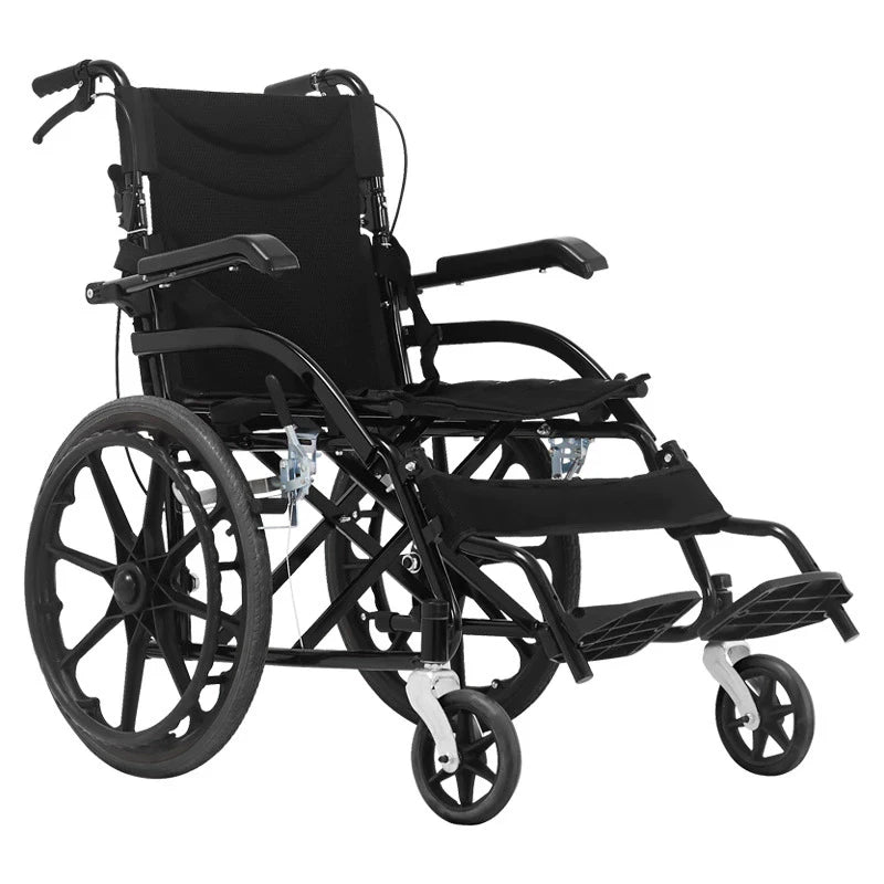Foldable Manual Wheelchair with Armrests