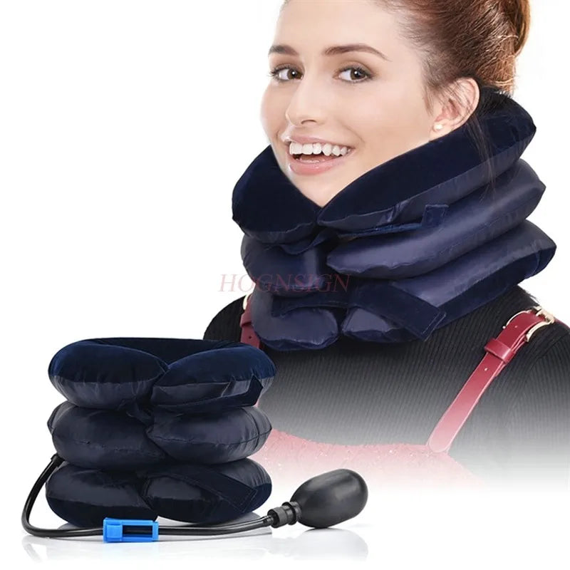 Soft Inflatable Cervical Neck Support Pillow