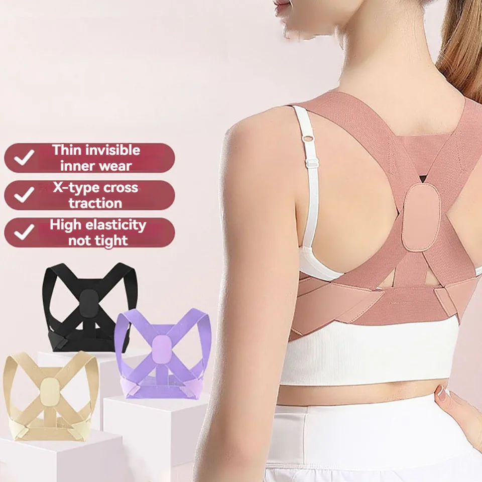 Adult Posture Corrector with Open-Shoulder Design