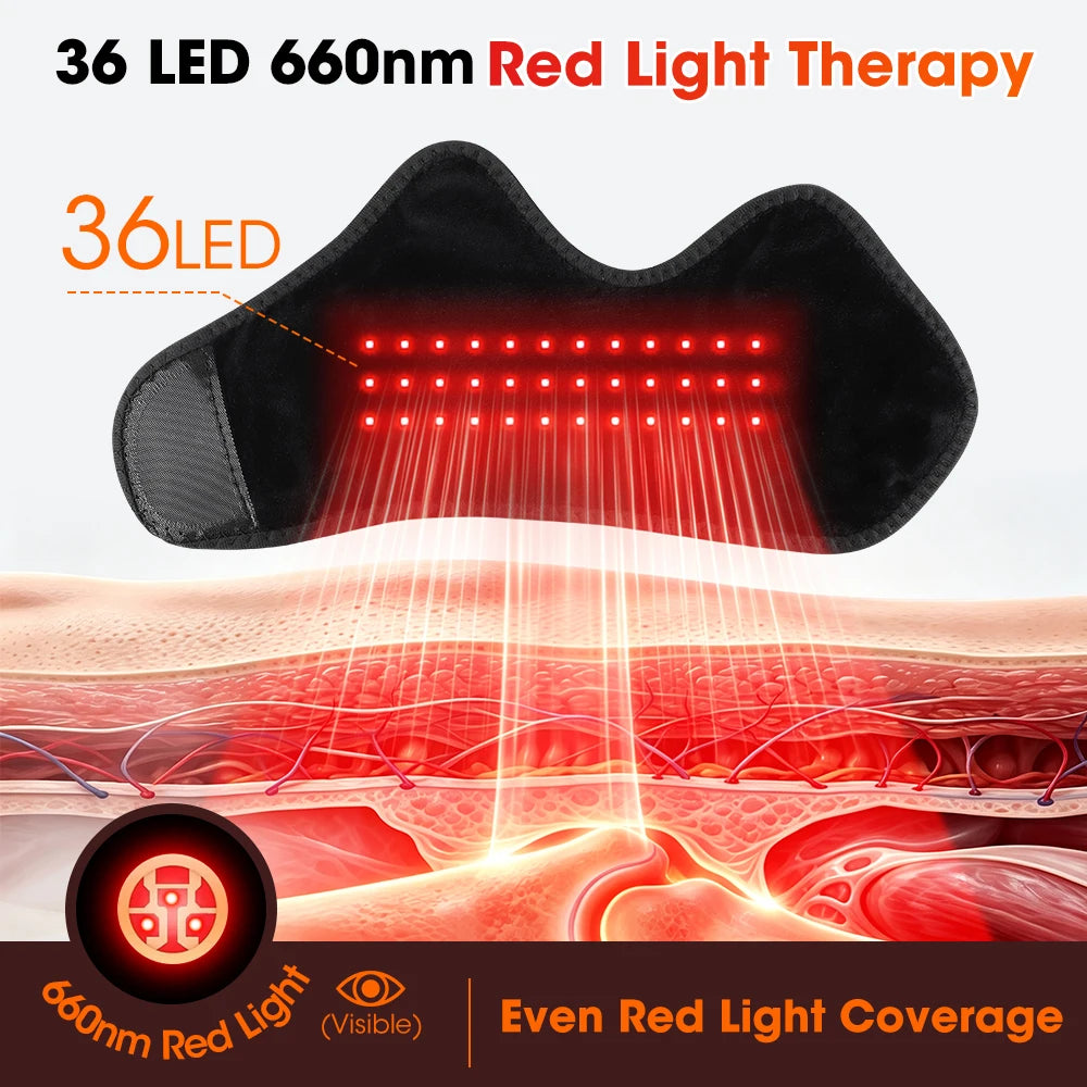 Red Light Heating Support Wrap for Hand and Wrist