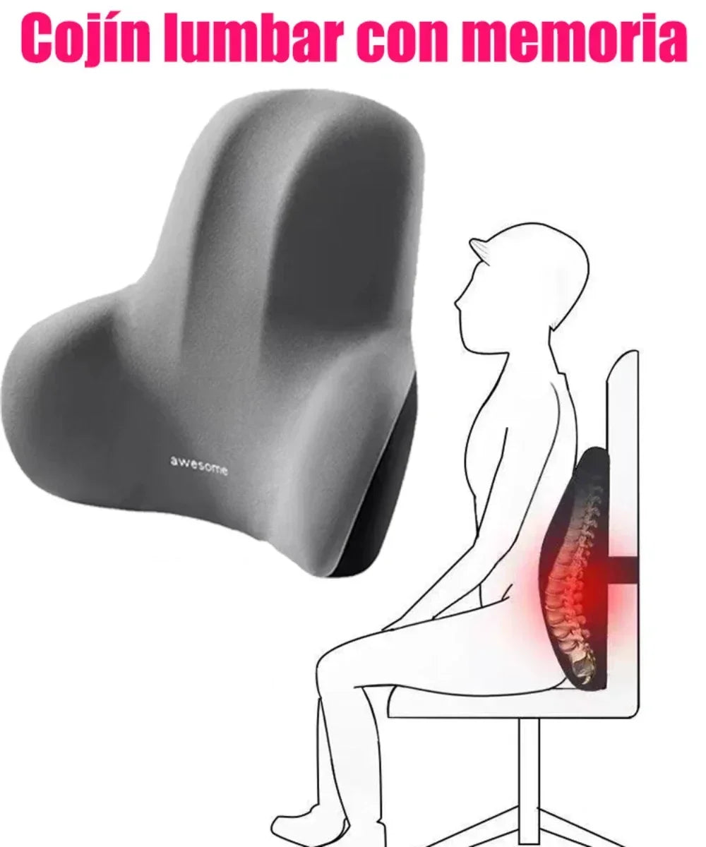 Memory Foam Lumbar Cushion for Chairs