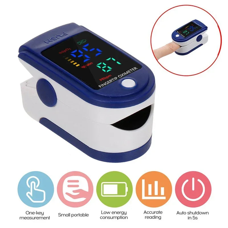 Non-Contact Forehead Thermometer and Finger Pulse Oximeter