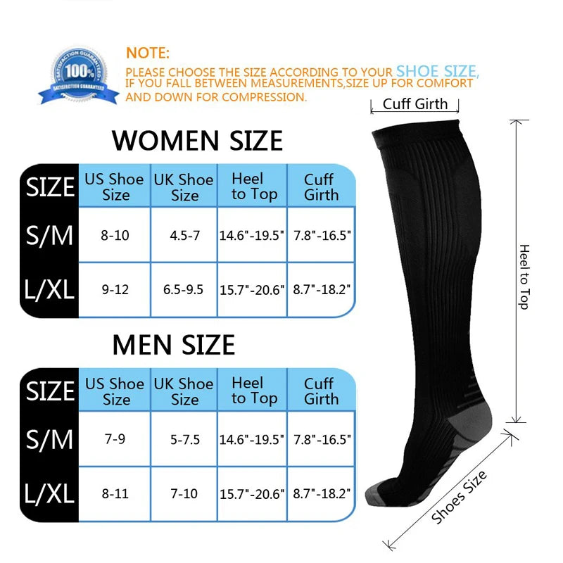 Middle-Tube Compression Socks