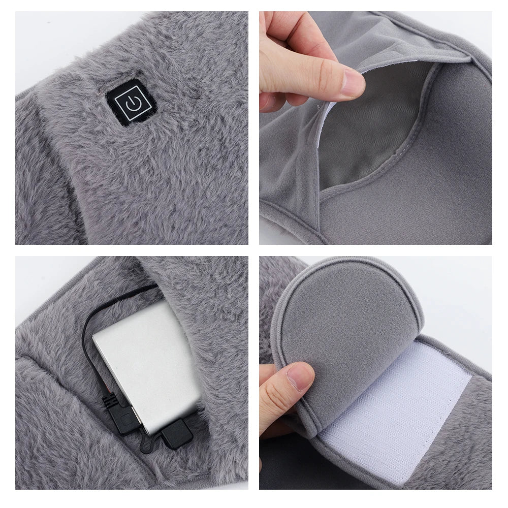 Graphene Heating Pad, 3 Levels, USB Rechargeable Abdominal Warmer