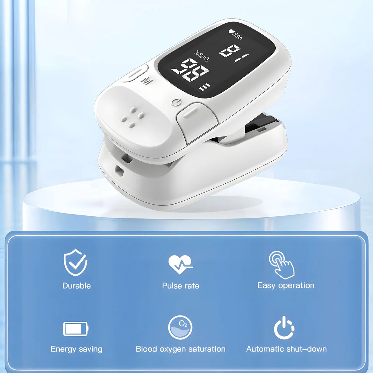 Electronic Soft-Head Thermometer for Oral or Armpit Use
