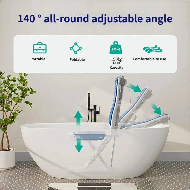 Electric Bath Lift Chair with Adjustable Height