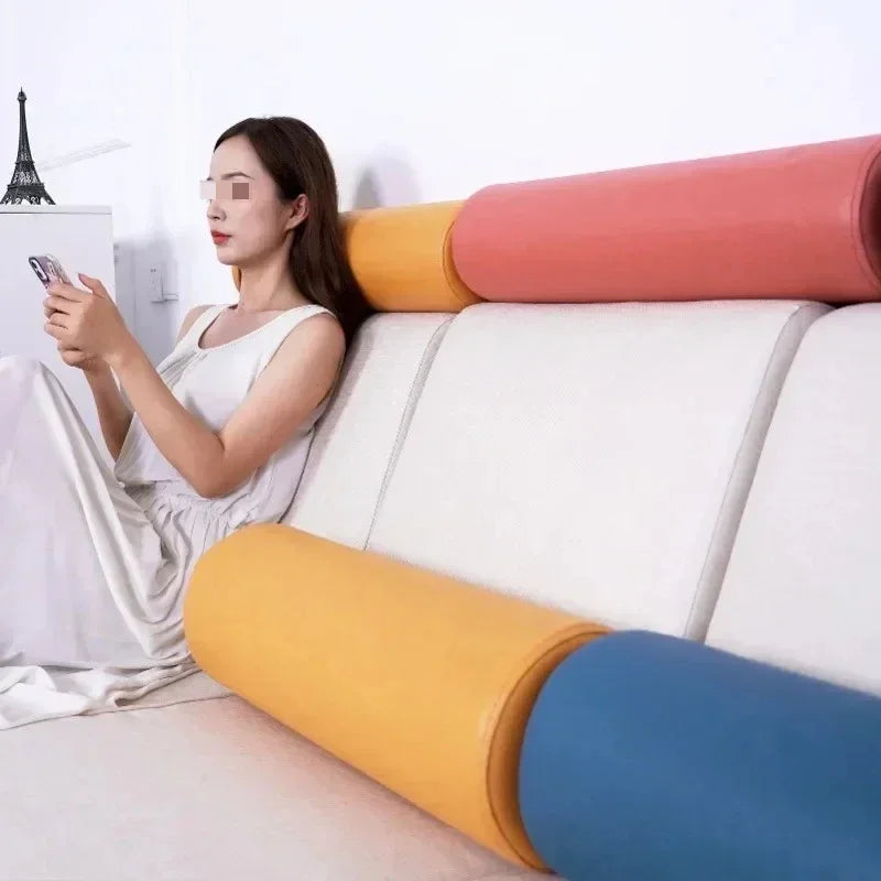 Cylindrical Cushion Cover for Neck, Back and Knees