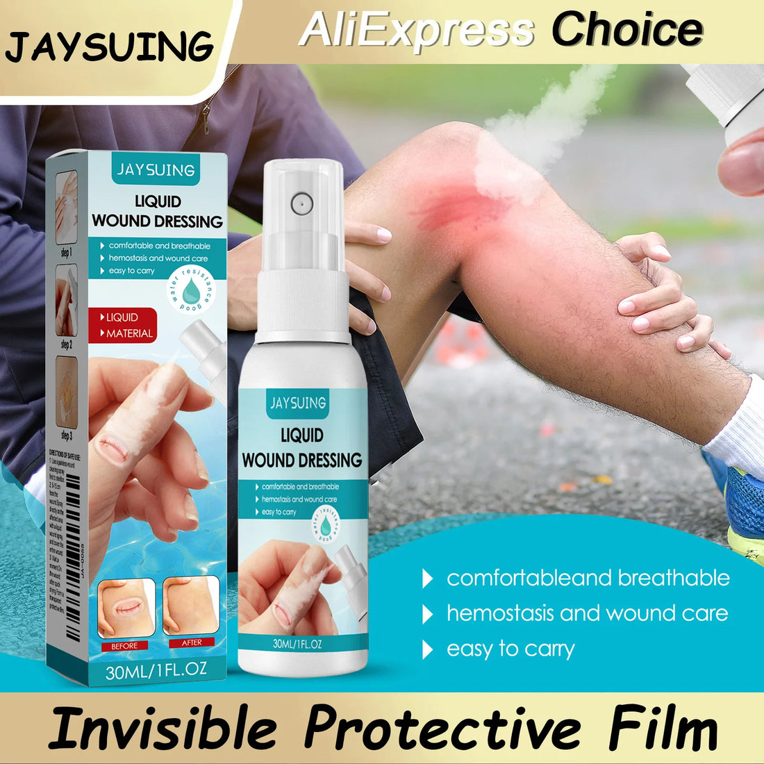 Liquid Bandage Spray, 30 ml