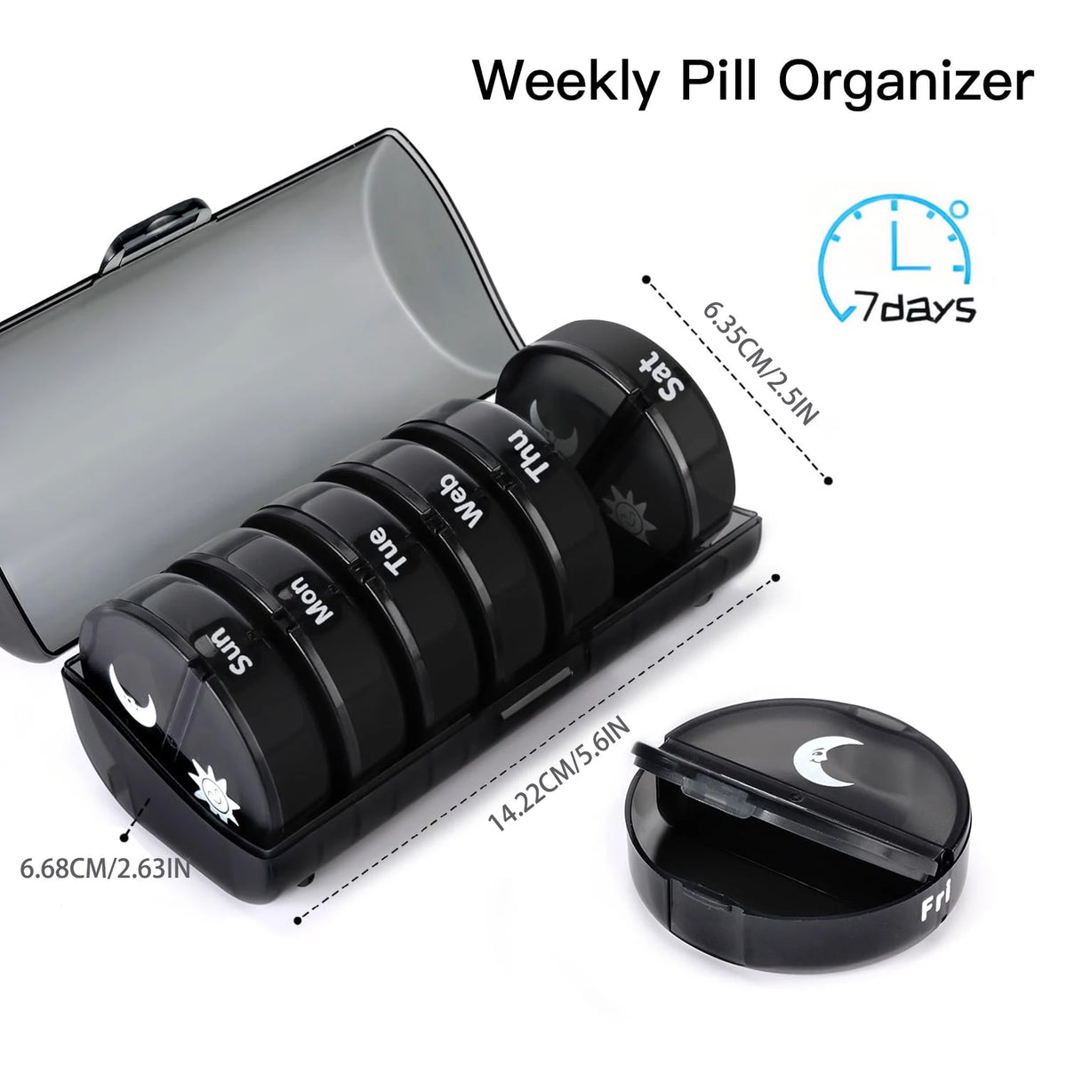 7-Day AM/PM Pill Organizer