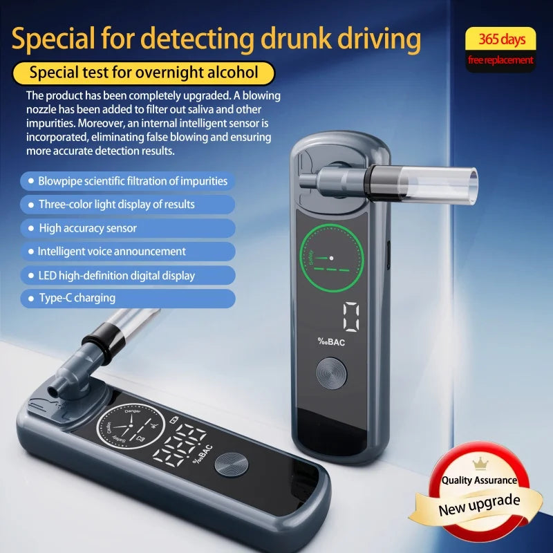 Digital Alcohol Tester with LED Display