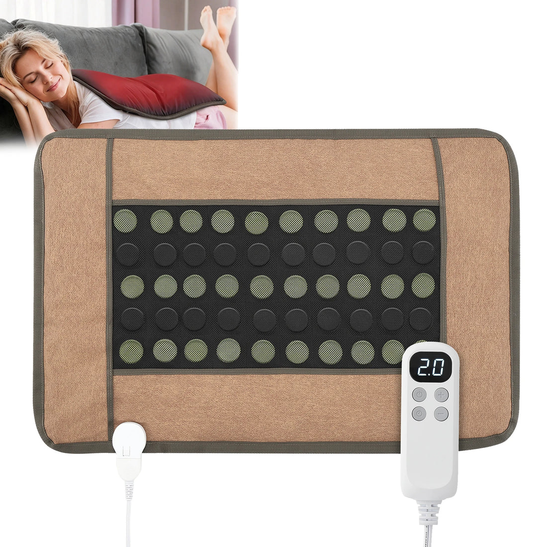 Electric Heating Pad with Timer and Auto Shut-Off