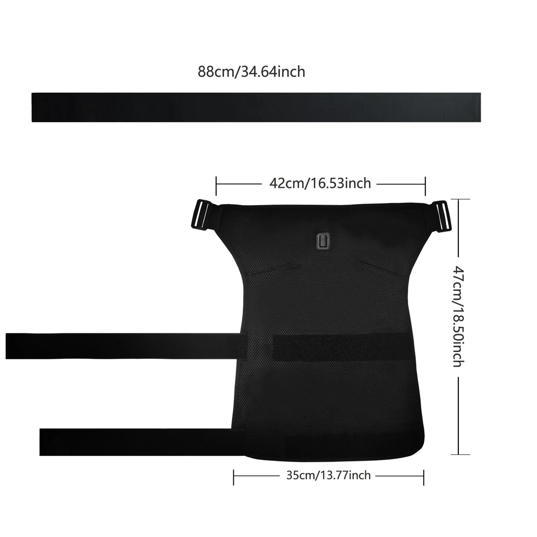 Heated Hip Wrap with Vibration Massager