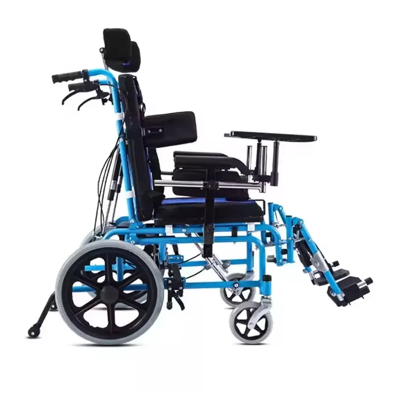 Foldable Aluminium Alloy Manual Wheelchair for Children