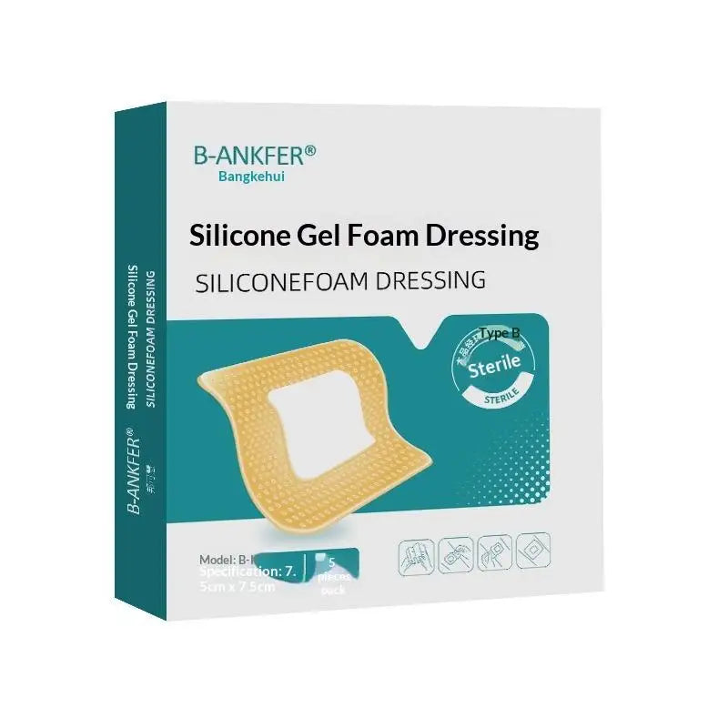 Sterile Silicone Foam Wound Dressing Pad