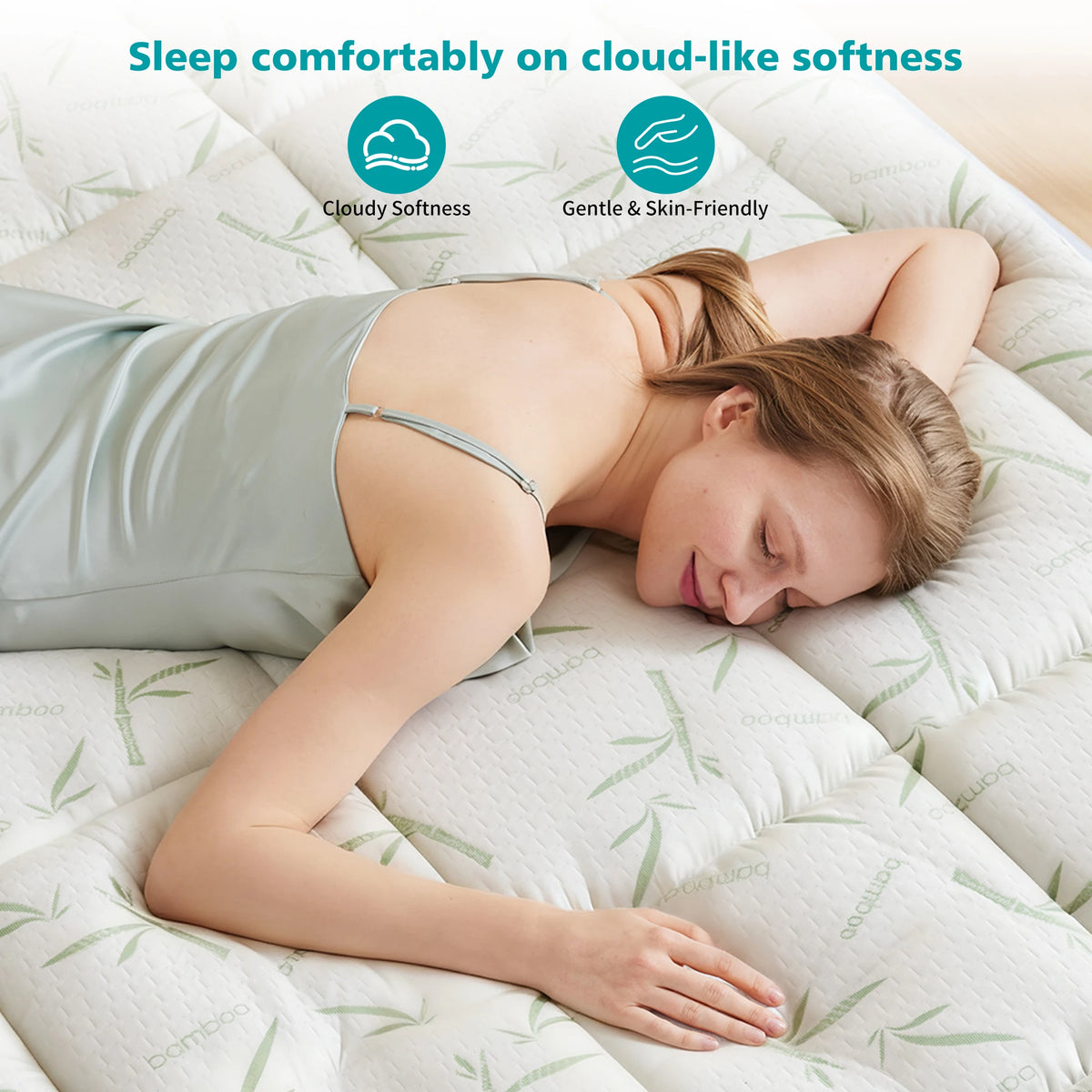 Waterproof Fitted Mattress Topper for Beds