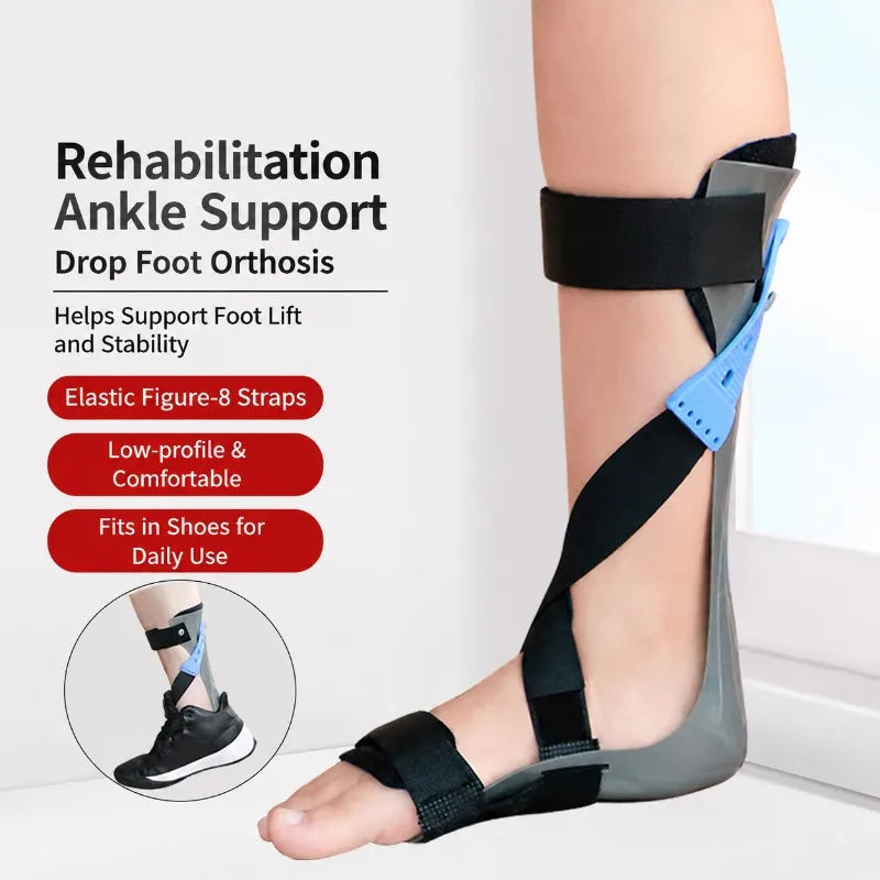 Adjustable Foot Drop Ankle-Foot Orthosis Brace