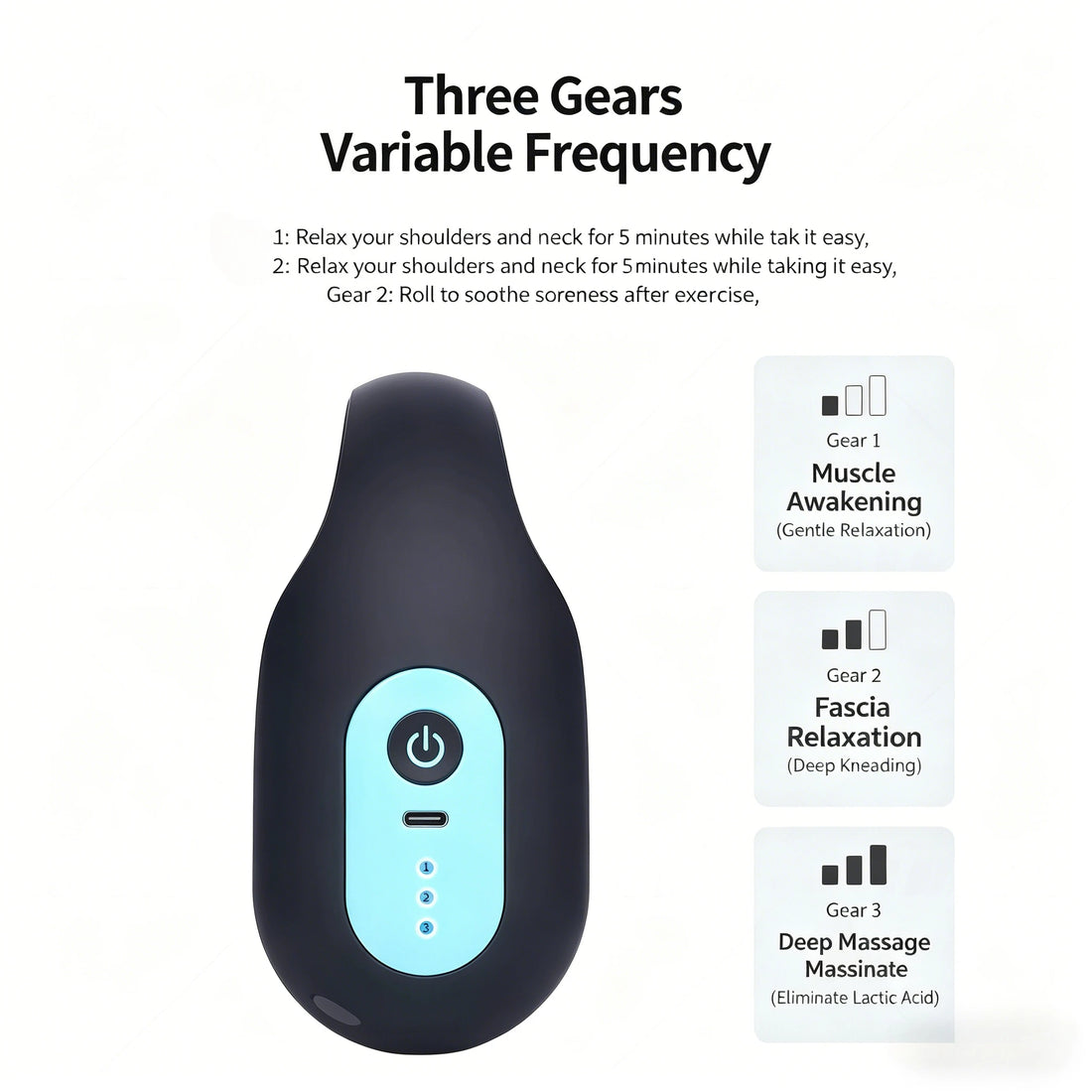 Medwell Electric Massage Roller