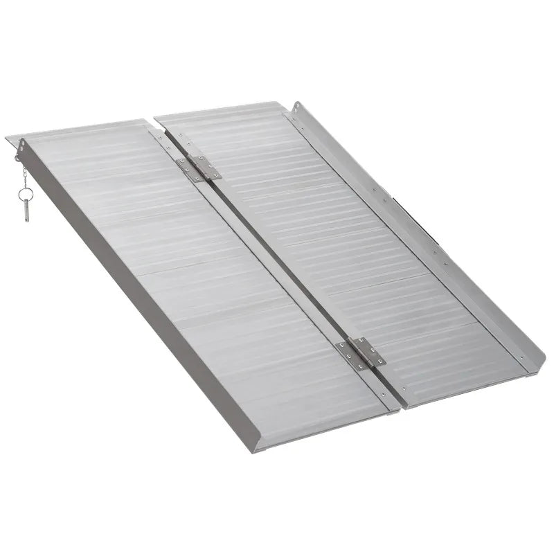 Foldable Wheelchair Ramp for Home Entries