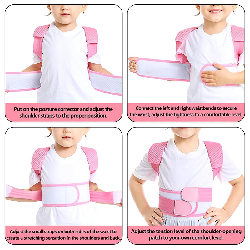 Adjustable Kids Posture Support Belt
