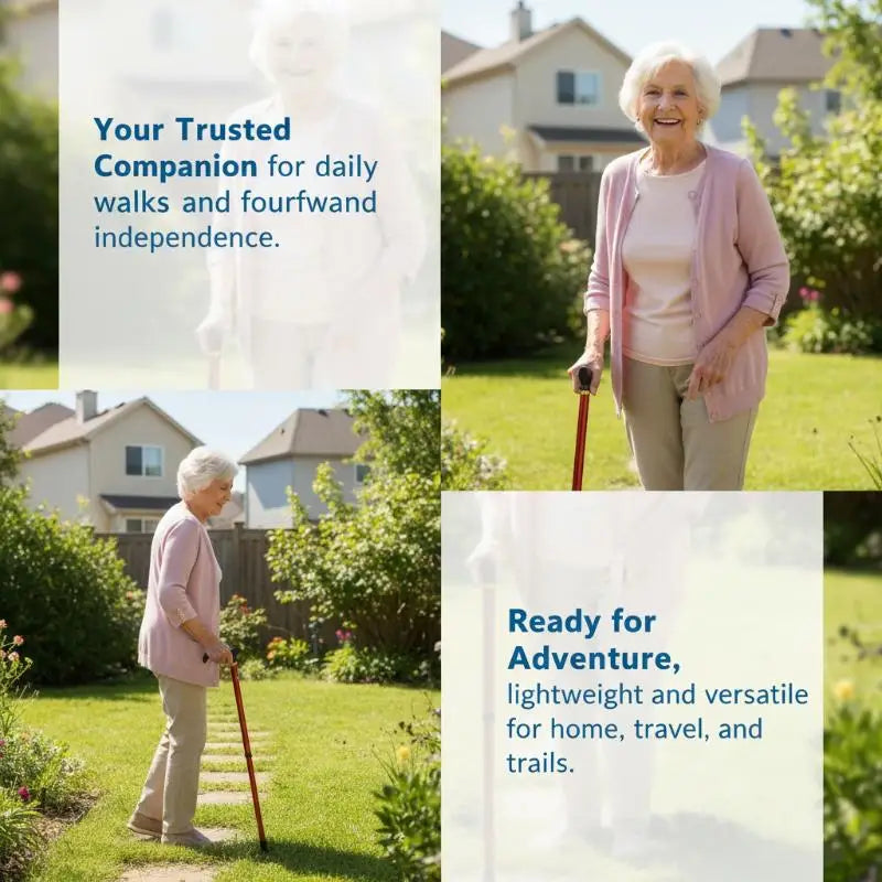Adjustable Anti-Skid Walking Stick