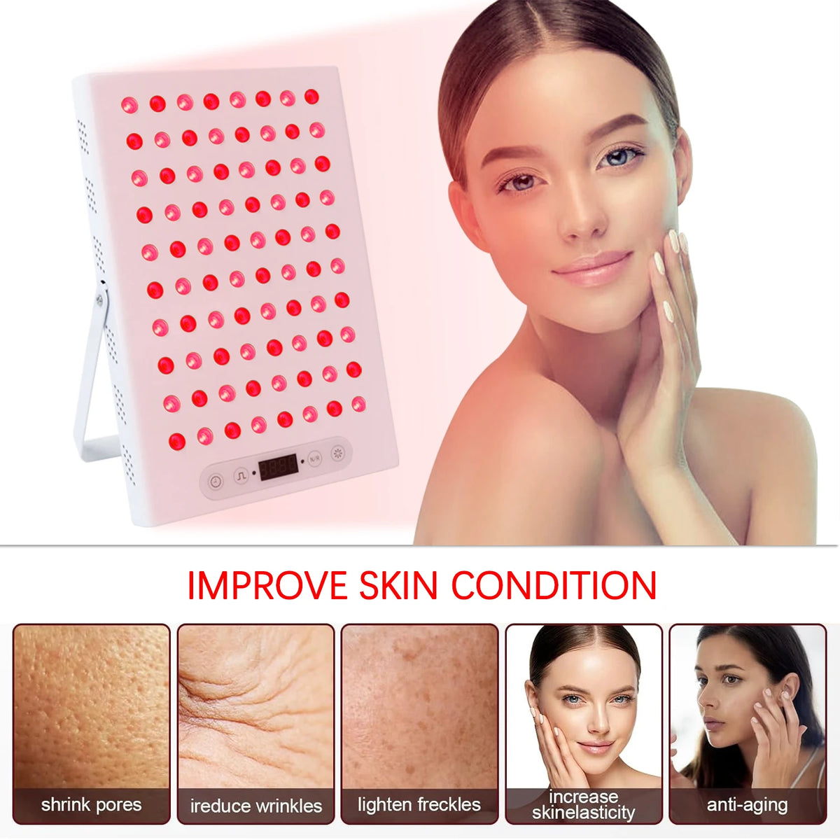 Red and Near-Infrared Light Therapy Panel