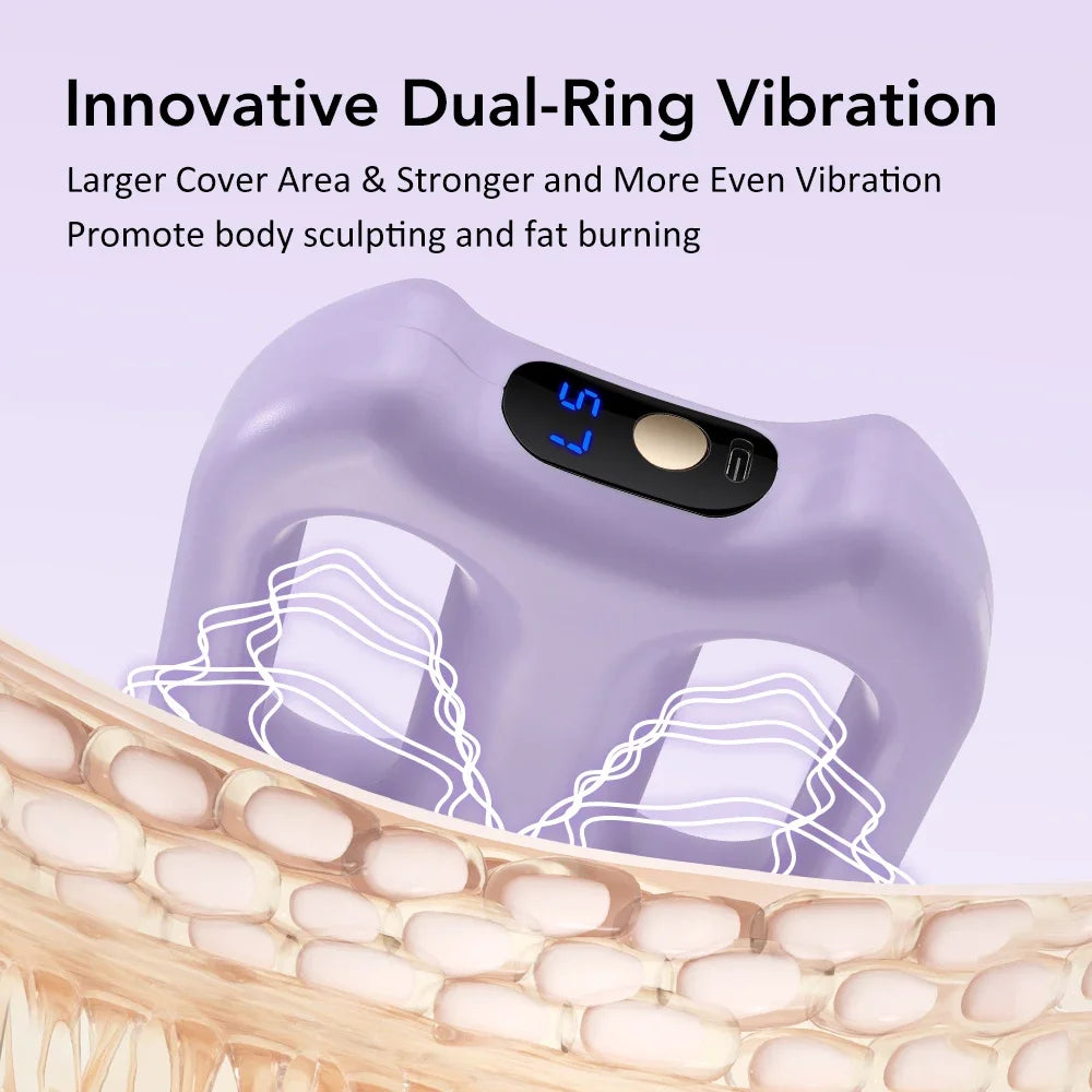 Battery-Powered Vibration Fascia Ring Massager