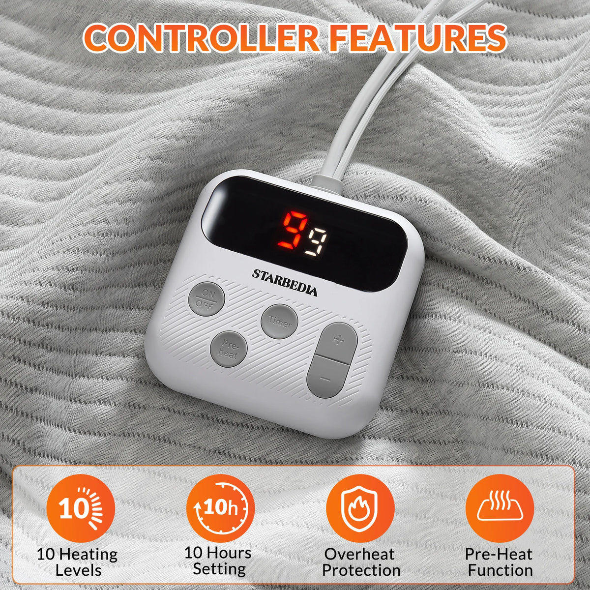 Full-Size Heated Mattress Pad