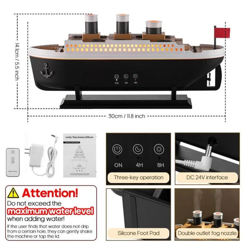Ultrasonic Humidifier with Remote Control