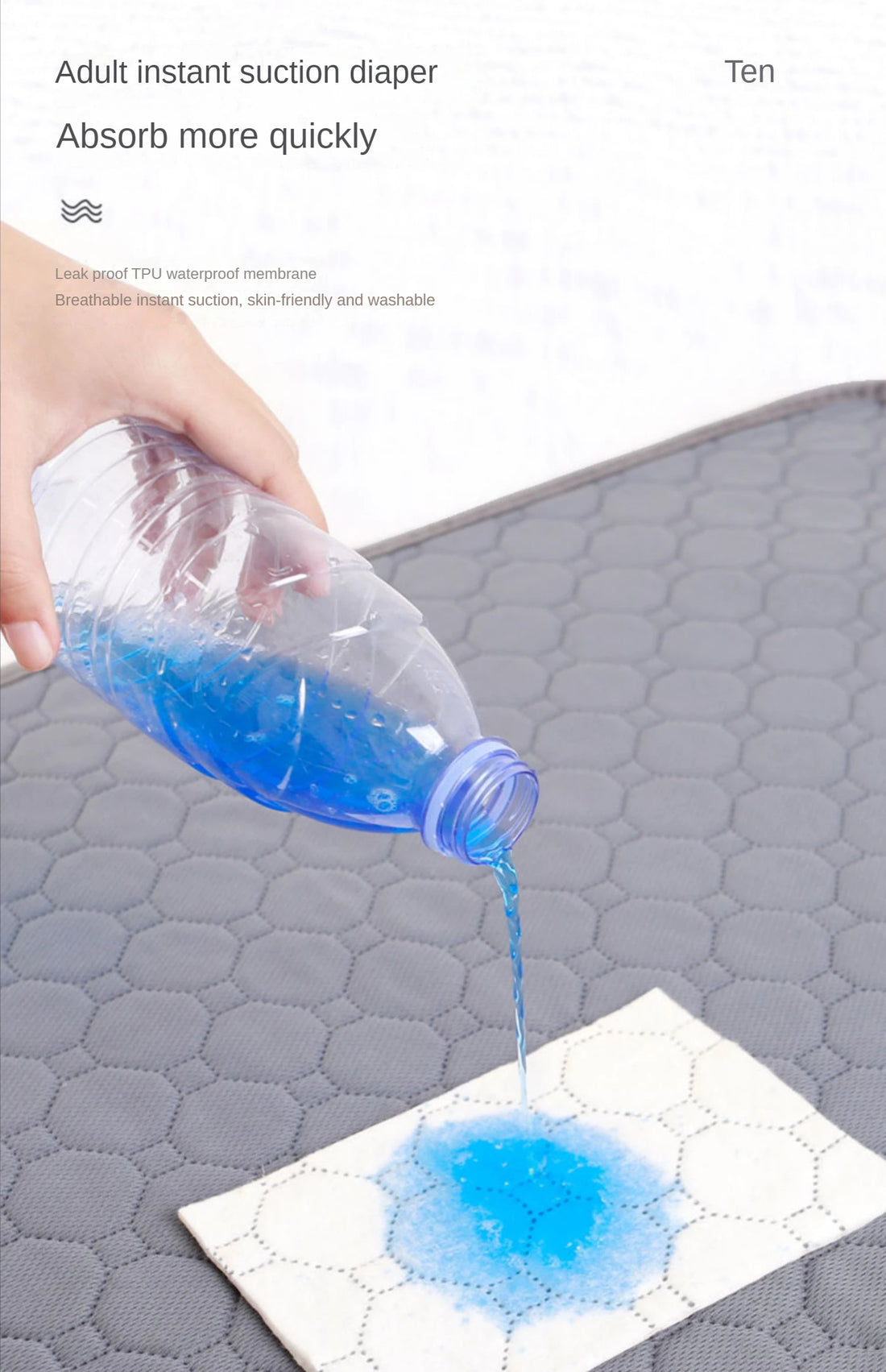 Bedridden Urine Changing Pad for Senior Care