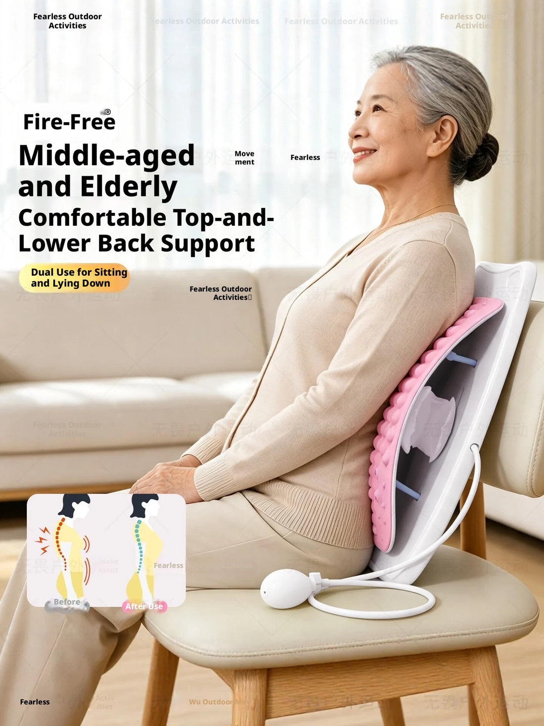 Inflatable Cervical and Lumbar Stretcher