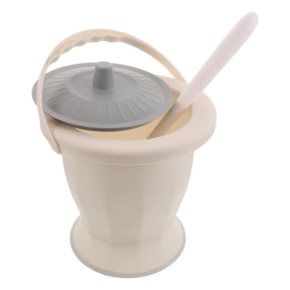 Portable Adult Toilet with Lid and Cleaning Brush