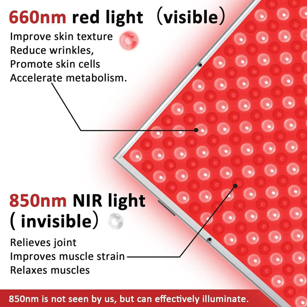 Infrared Light Therapy Lamp with Stand