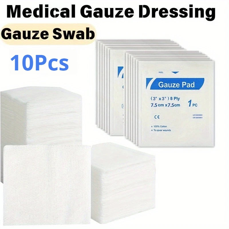 Individually Packed Gauze Pads, 10 Pack