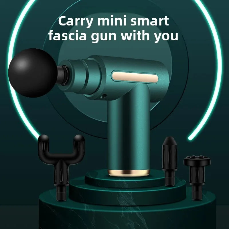 Rechargeable Mini Massage Gun with LCD Display