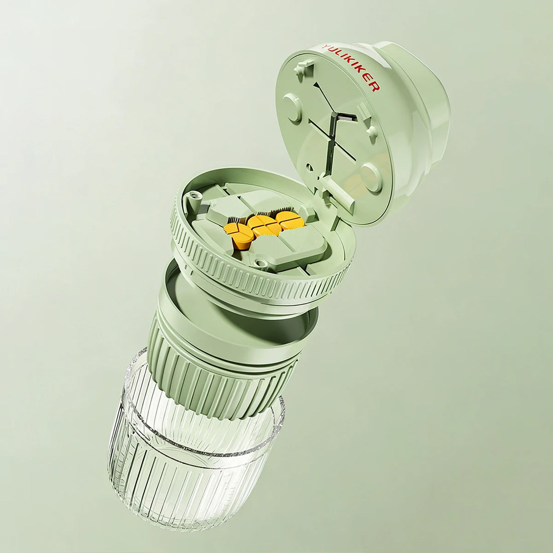 Portable Pill Splitter, Cutter and Grinder with Pill Box