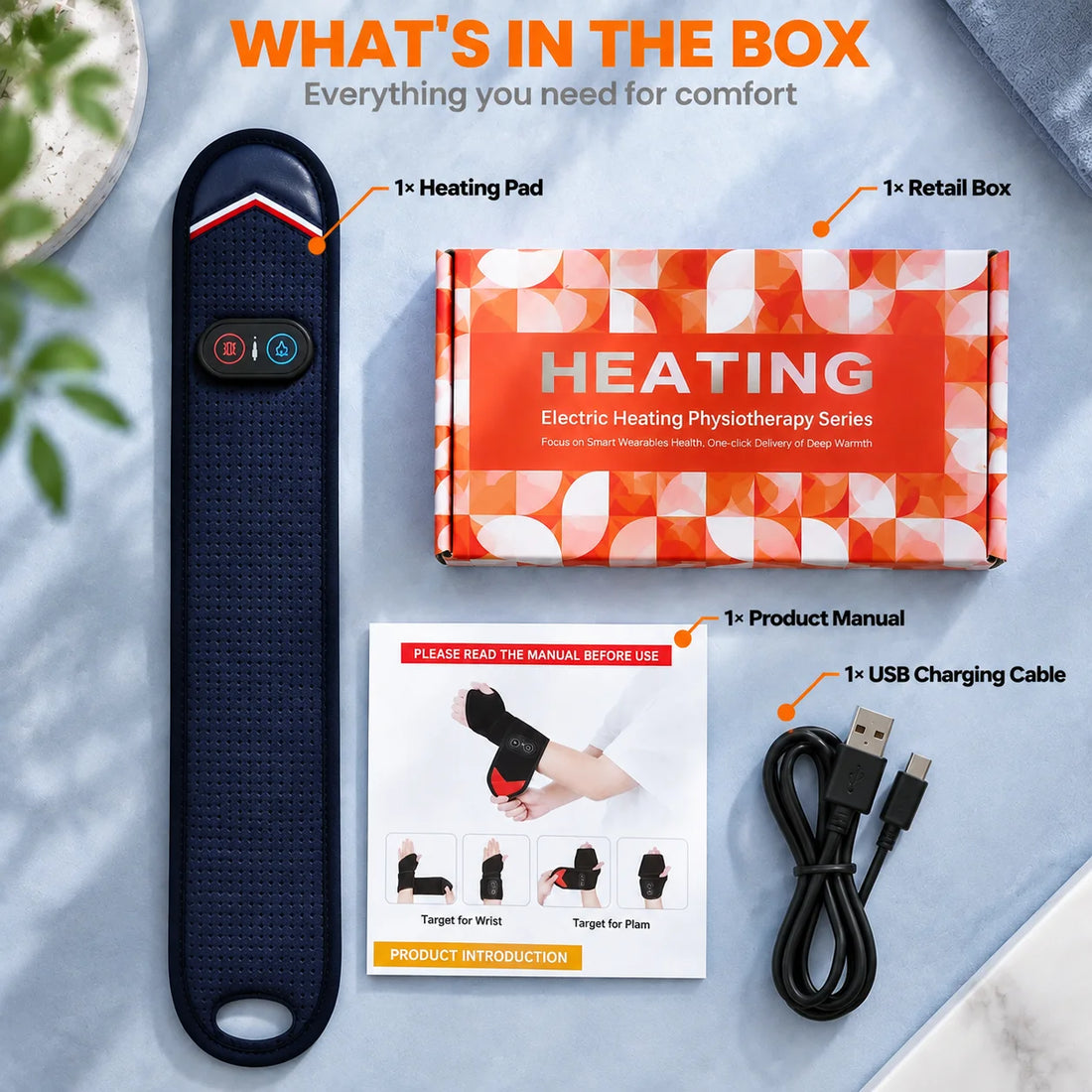 Rechargeable Hand and Wrist Heating Wrap