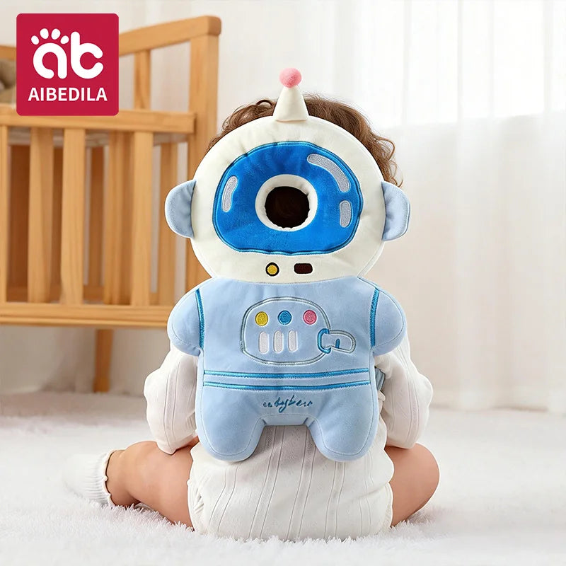 Cartoon Baby Head and Back Cushion