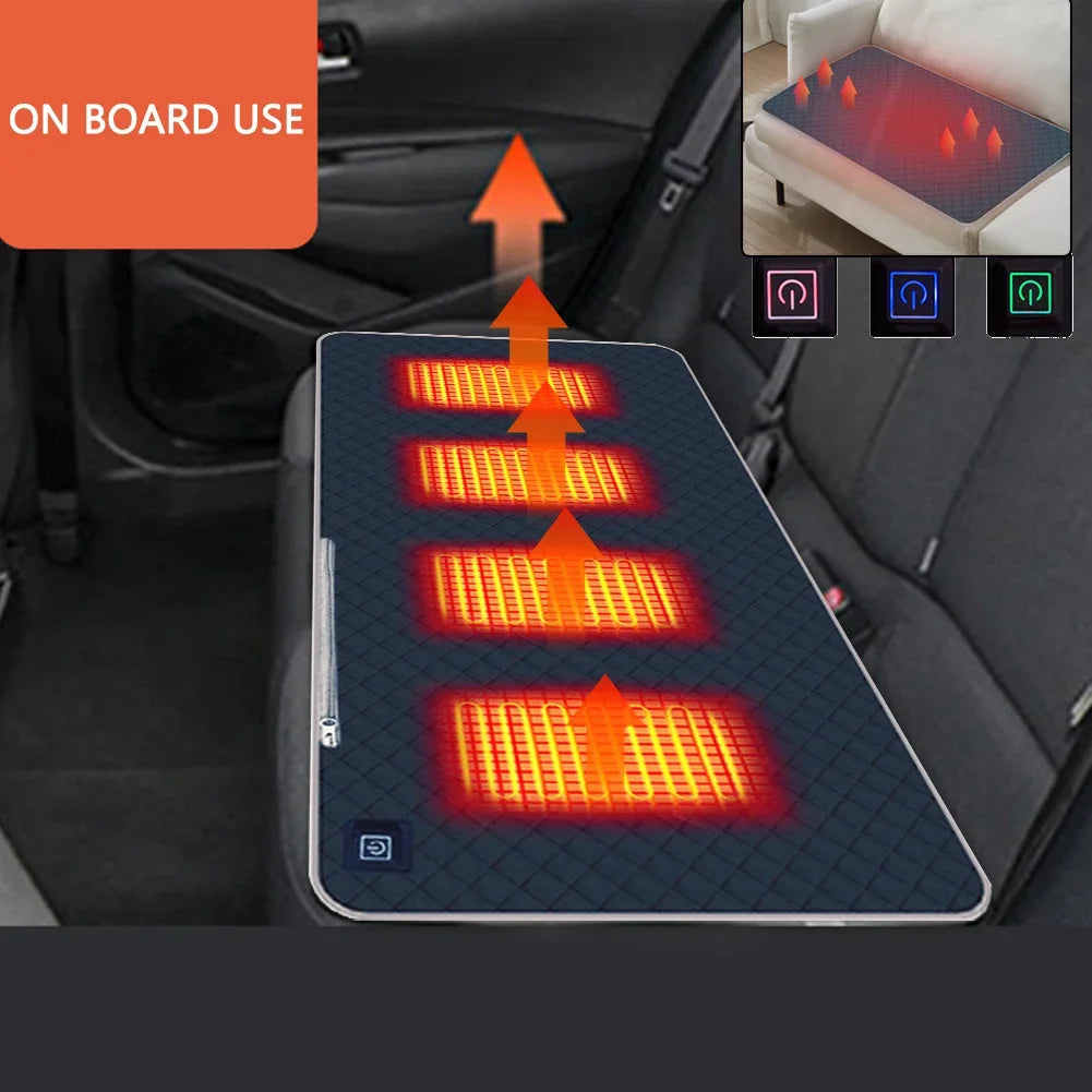 5V USB Electric Heating Pad with 3 Temperature Levels