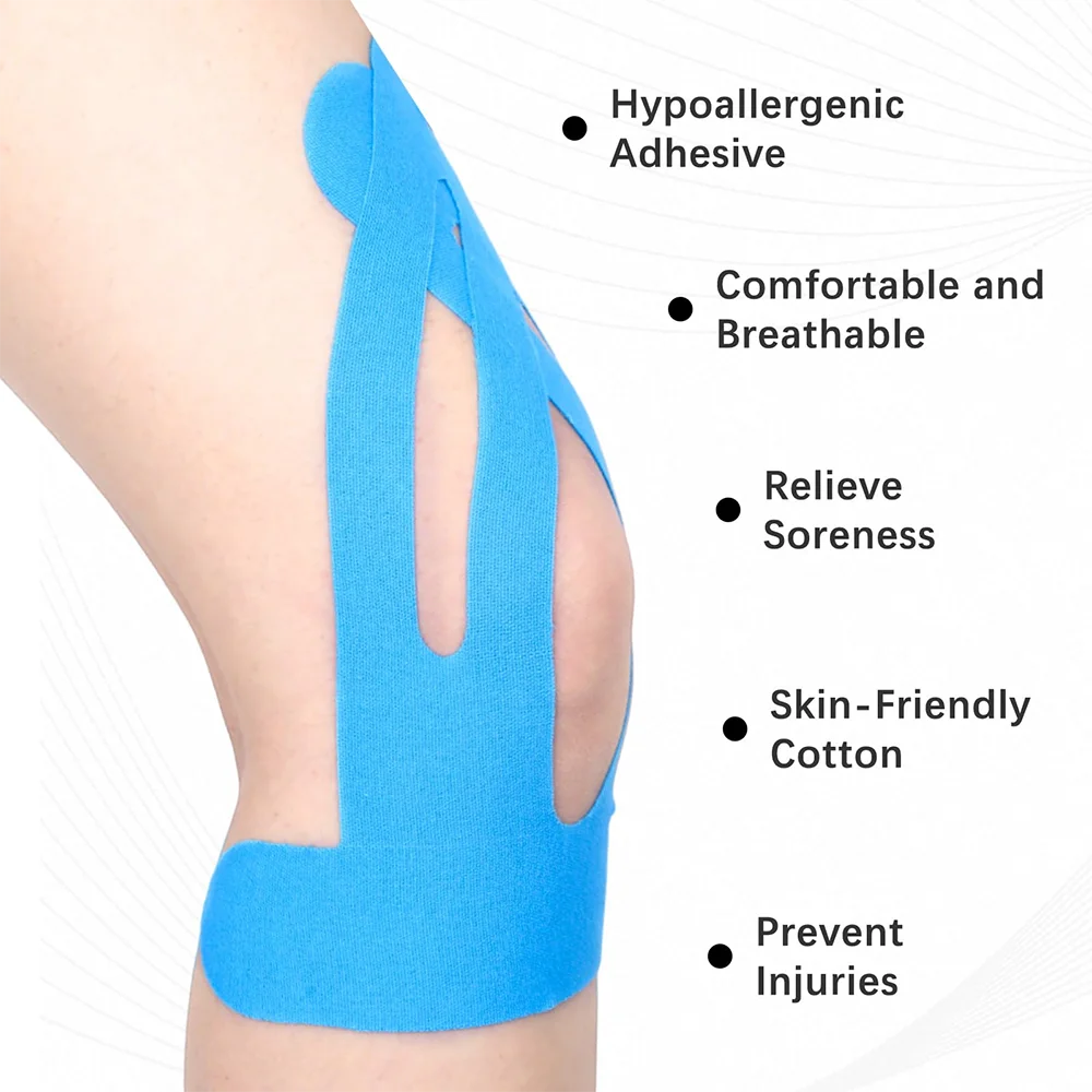 10-Piece Elastic Kinesiology Tape for Knees