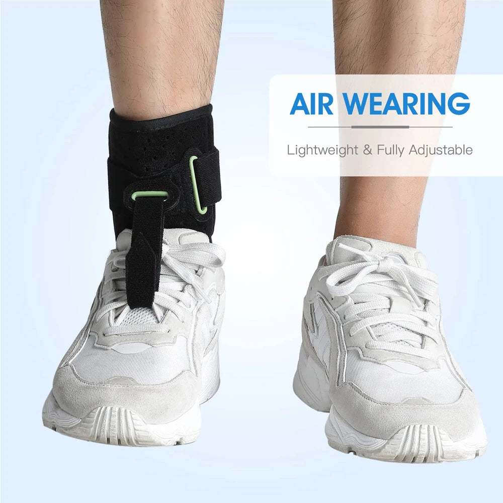 Adjustable Ankle Brace for Foot Drop Support