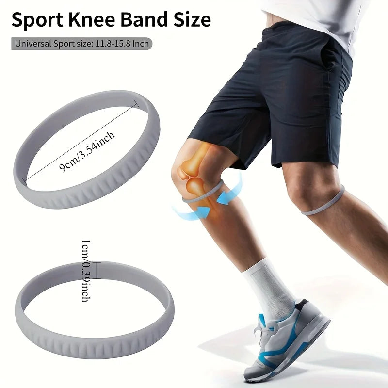 Silicone Patella Strap for Running and Sports