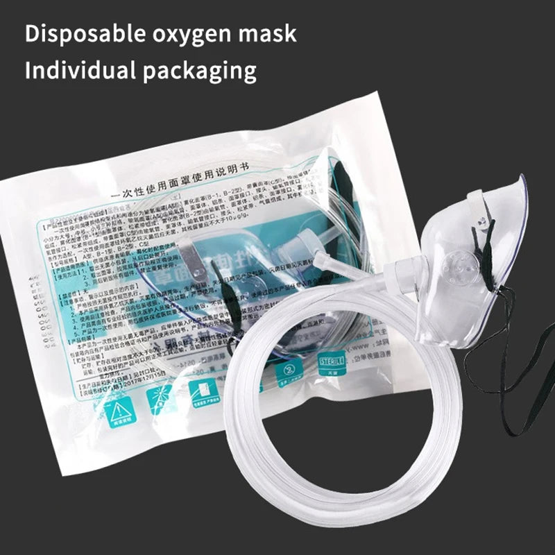Adult Oxygen Mask with Tube for Nebulizer