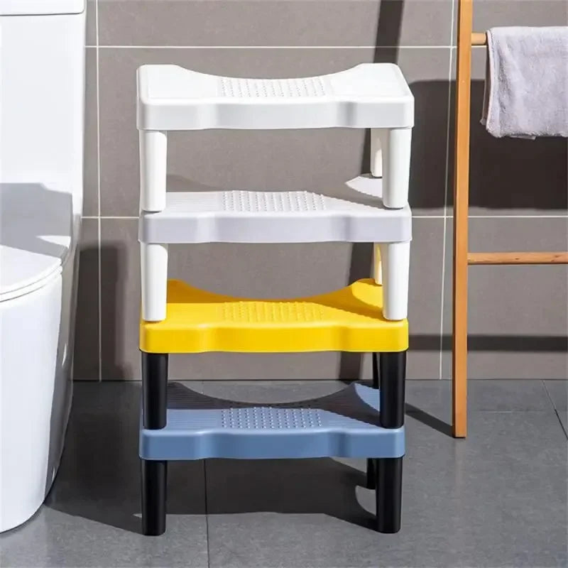 2-in-1 Bathroom Toilet Foot Stool