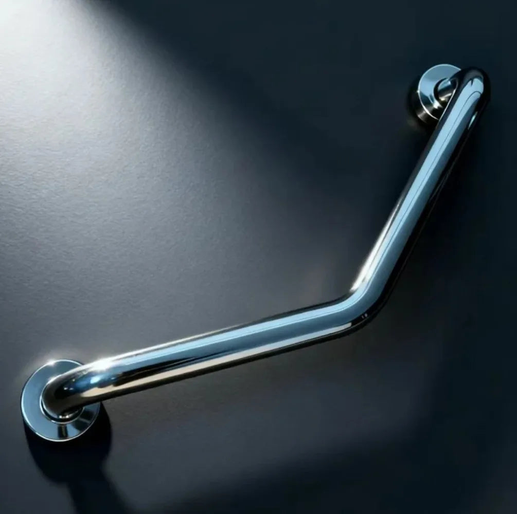 135-Degree Angled Stainless Steel Grab Bar